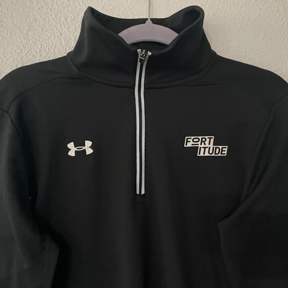 Under Armour Fortitude Loose Fit Black Long Sleeve. Medium. - Picture 2 of 8